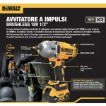 Impact Wrench DeWalt DCF900P2T-QW 1/2" Brushless