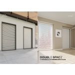 Double Space Aluminum Roller Shutter allows Customization of the Light that enters