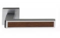 Barletta Wood Door Handle on Square Rosette Fashion Line PFS Pasini