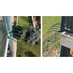 Modular Anti Intrusion Grimpo Barrier with Spikes for Cornices Balconies and Walls