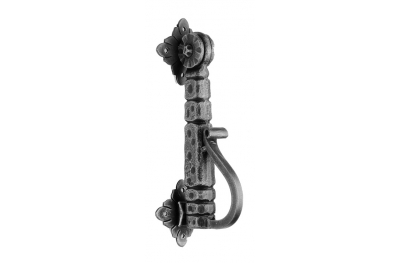 633 Door Knocker with Plate Galbusera Artistic Wrought Iron