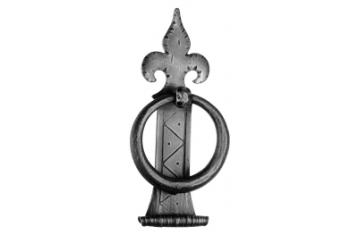 903 Door Knocker with Plate Galbusera Artistic Wrought Iron