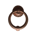 Drop Door Knocker with Ring Galbusera Wrought Iron