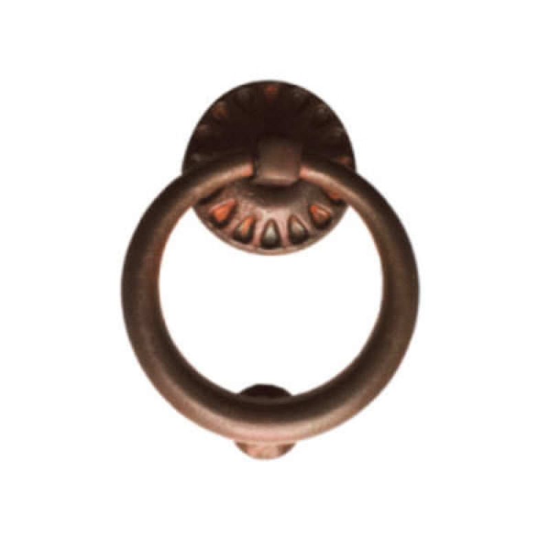 Drop Door Knocker with Ring Galbusera Wrought Iron