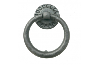 Drop Door Knocker with Ring Galbusera Wrought Iron
