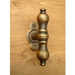 Berlin Galbusera Window Handle with Rosette Wrought Iron