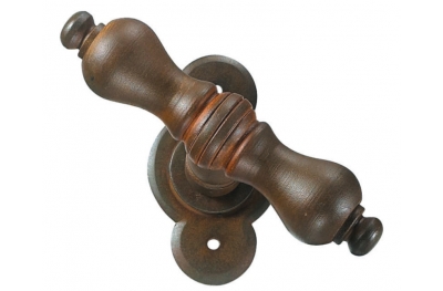 Berlin Galbusera Window Handle with Rosette Wrought Iron