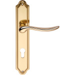 Beta Linea Calì Italian Door Handle on Plate Romantic Style