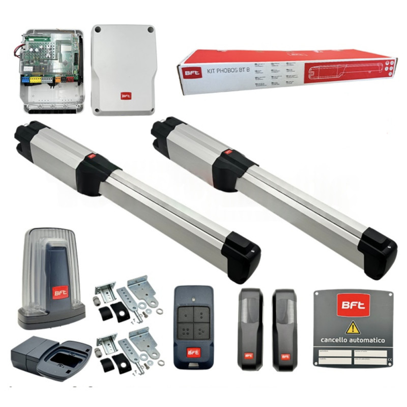 BFT PHOBOS BT B25 SMART KIT Swing Gate Automation 24V 400k