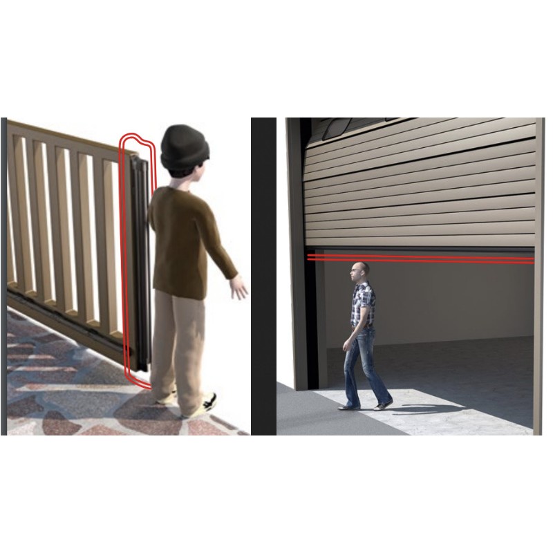 Pneumatic Sensitive Safety Edge for Gate Prevents Crushing