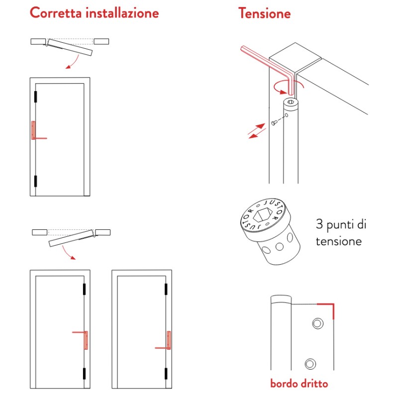 Spring Arm - Justor MB - Easy to Install and Adjust
