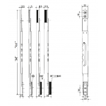 Opening Limiter Arm for Windows pba P70-AS2-P