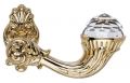 Brillant Crystal Linea Calì Pure Gold Door Handle