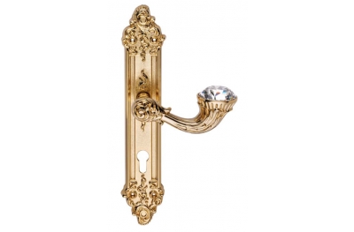 Brillant Diamond 1527 Door Handle on Plate Linea Calì Vintage