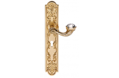 Brillant Diamond 1529 Door Handle on Plate Linea Calì Vintage