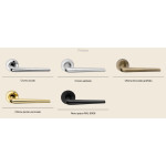 Brixia Zincral Linea Calì Interior Door Handle with Rosette