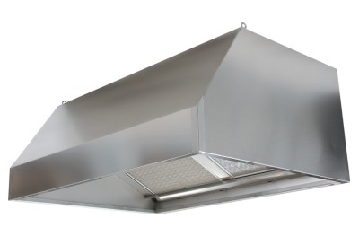 Hood with Activated Carbon and LED Lights in Stainless Steel