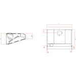 Hood with Activated Carbons Mini Snack Pro Stainless Steel