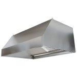 Wall Hood in Stainless Steel Without Electric Fan Motor