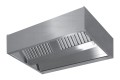 Stainless Steel Cubic Island Hood with Electric Motor