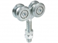 Trolley for Sliding Door Fixed with 4 Bearings in Steel