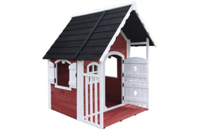 Wooden Playhouse for Children in Garden Anny 97x113 cm