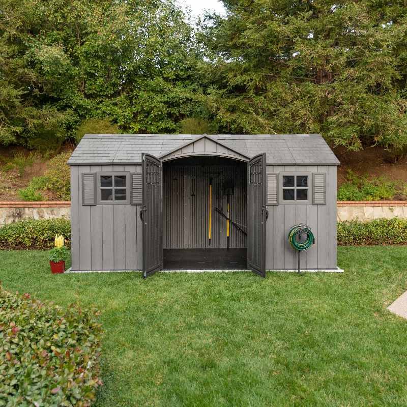 PVC Garden Shed Large and Spacious Lifetime Utah