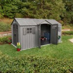 PVC Garden Shed Large and Spacious Lifetime Utah