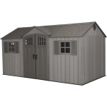 PVC Garden Shed Large and Spacious Lifetime Utah