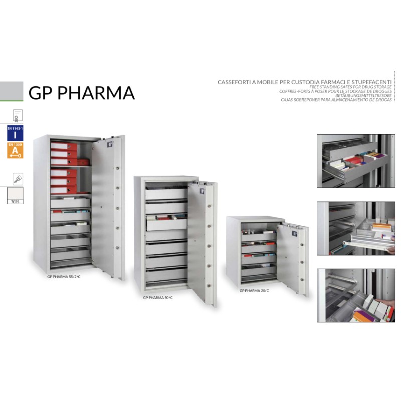 Safe for Drugs and Medicines Gp Pharma Bordogna