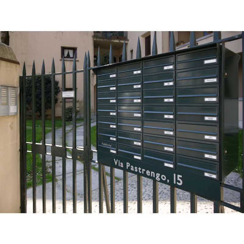 Steel Mailboxes with Rear Withdrawal EN13724 EU Standard