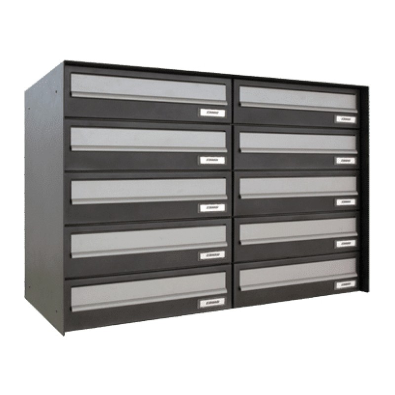 Steel Mailboxes with Rear Withdrawal EN13724 EU Standard