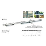 Gate Bolt Horizontal Galvanized with Keep