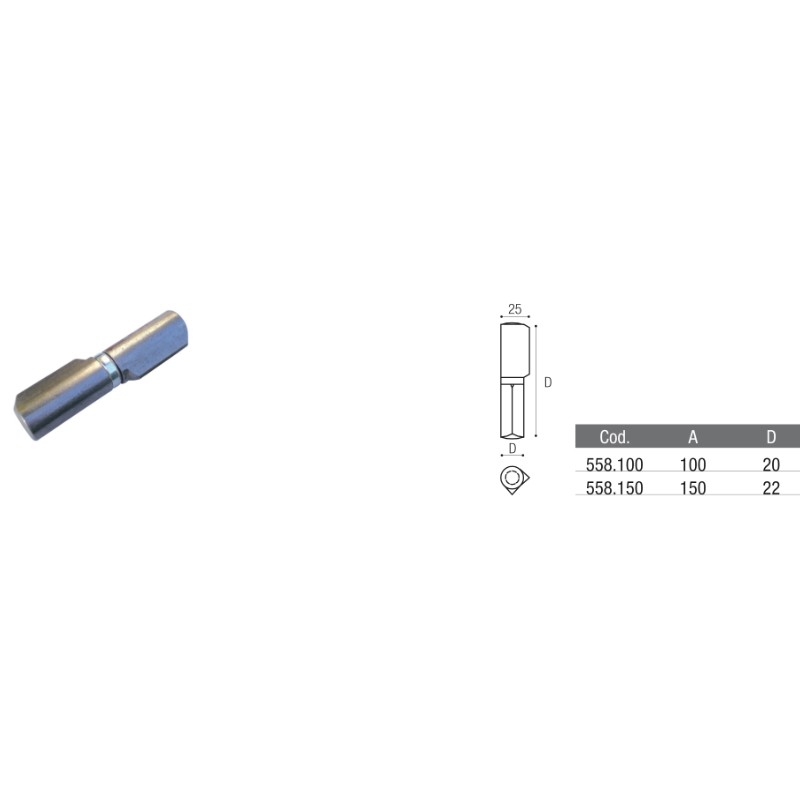Drip Hinge with Bearing Brevetti Adem Different Sizes