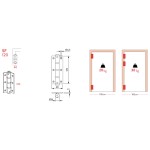 Coplanar Hinge Justor SF 120 Various Colors 2 Pieces