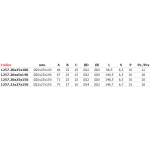 Steel Drop Shaped Hinge with Brass Pin and Bearing Combi Arialdo