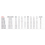 Plug Hinge to be Welded with 2 Wings and Fixed Pin Stainless Steel Combi Arialdo