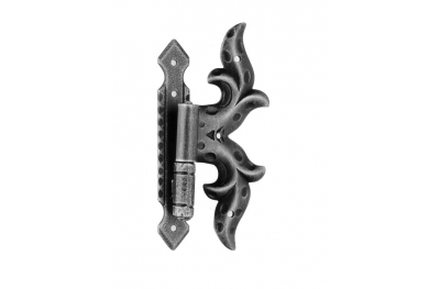 Hinge with Plate 145x60mm for Windows and Doors Galbusera Wrought Iron