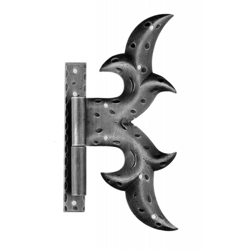 Hinge with Plate 250x120mm for Windows and Doors Galbusera Wrought Iron