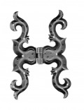 Double Hinge 160x130mm for Windows and Doors Galbusera Wrought Iron