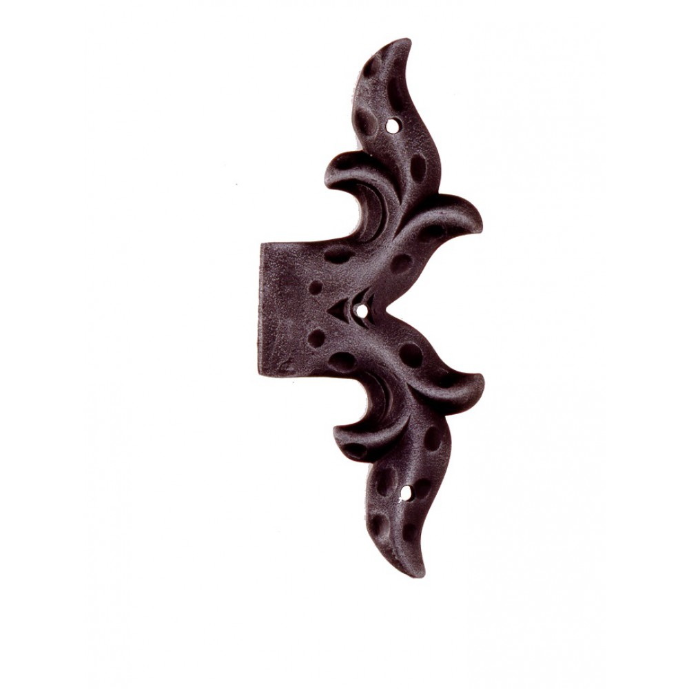 Feint Hinge with Plate 145x50mm for Windows and Doors Galbusera Wrought Iron