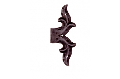 Feint Hinge with Plate 145x50mm for Windows and Doors Galbusera Wrought Iron
