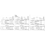 Heavy Duty Hinge for Grilles Various Types IBFM