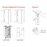 Double Action Hinges for Aluminum R40 180 Justor