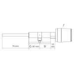 Libra Smart Cylinder For Armored Door Argo App Iseo Smartphone Opening