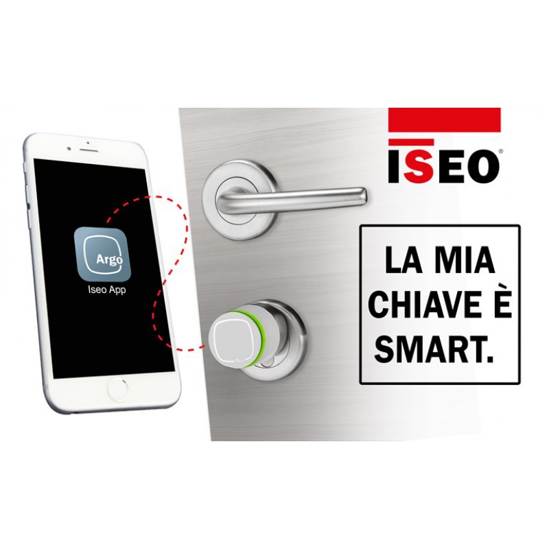 Libra Standard cylinder player and Knob Argo Iseo Opening with Smartphone App