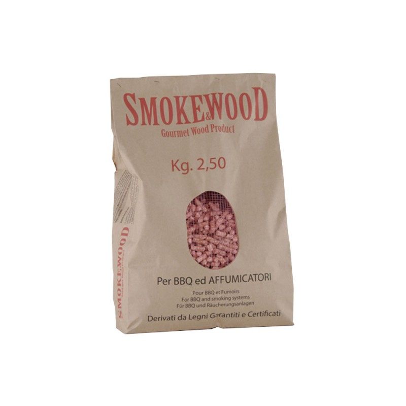 Alpine Wild Cherry Italian Gourmet Wood Chips from Trentino for BBQ and Smoker 3,3 Lt Smoke&Wood