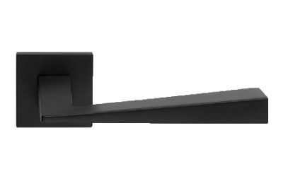 Conica Zincral Basic Linea Calì Matt Black Pair of Door Lever Handles