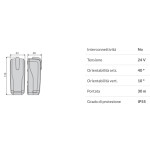 Pair of Photocells for Gates Universal BFT THEA 2600815