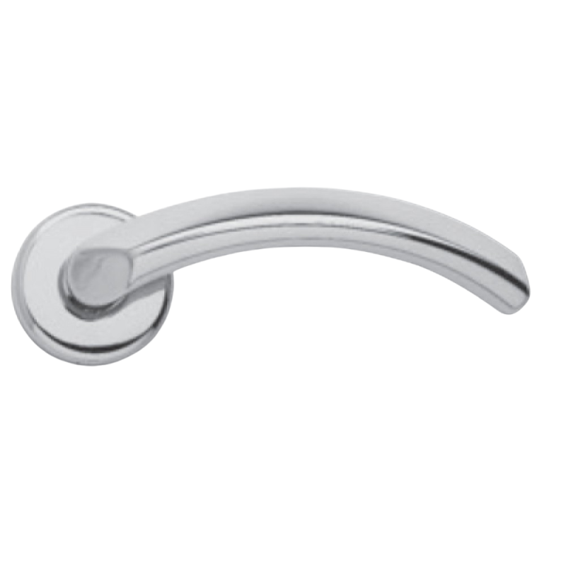 Pair of Ghidini Lever Handles Bella ZCL with Roses and Escutcheons